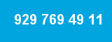 929 769 49 11 929 769 49 11